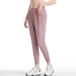 Yoga suit nude yoga pants women high waist hip-lift running tight elastic
