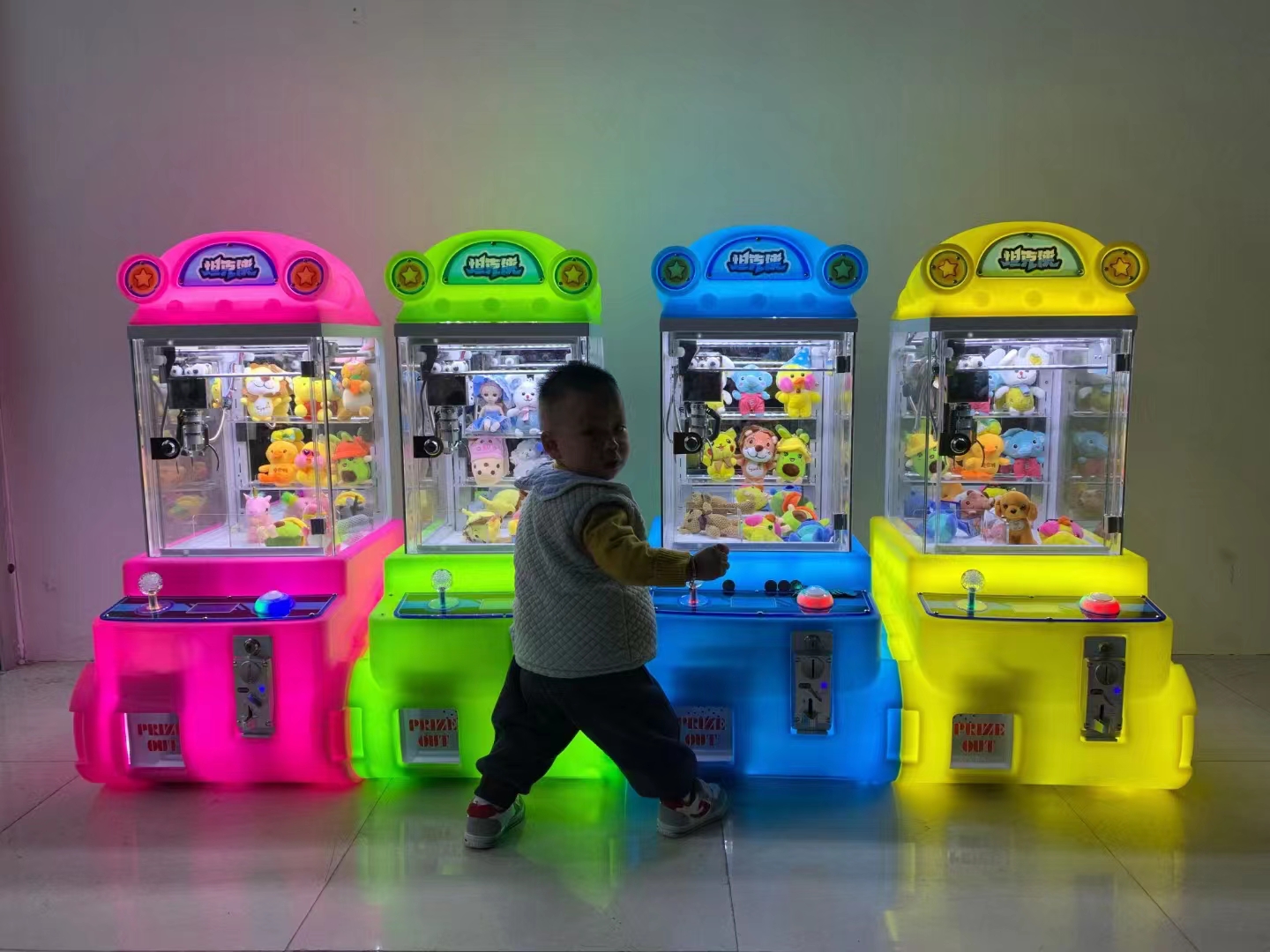 Mini Arcade Crane Mega Prize Machine Claw Candy Grabber For Children