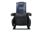 Plastic Outer Back Panel Commercial Theater Seating Flame Retardant Fabric