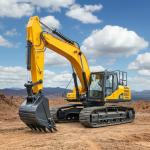 44.8KW XE80D Bucket 0.33m3 8 Ton Hydraulic Crawler Excavator