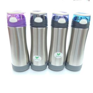 Quality 600ml curvilinear double wall stainless steel vacuum flask wholesale