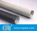 Electrical Galvanized Steel PVC Flexible Conduit And Fittings Grey