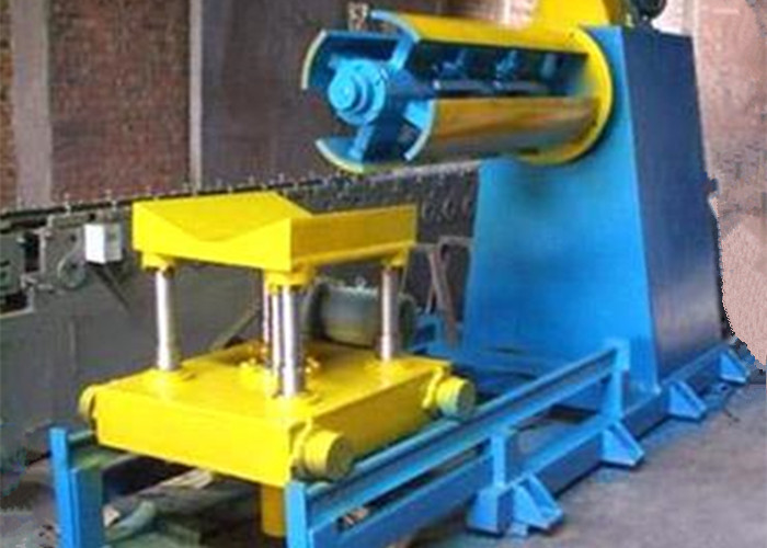 5 Tons Capacity Steel Coil Decoiler With 4KW Power Motor Controlling System