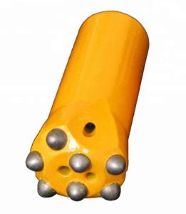 Quality Atlas T38 89mm Mining Threaded Button Bit For Hard Rock Yellow Color wholesale