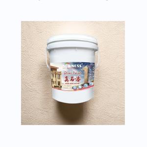 Quality Acrylic Natural Stone Coating Real Stone Paint for Exterior Wall Graffiato Texture wholesale