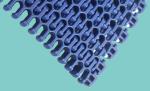 ZY2400FG Radius conveyor belt flush grid food grade side flex modular belts