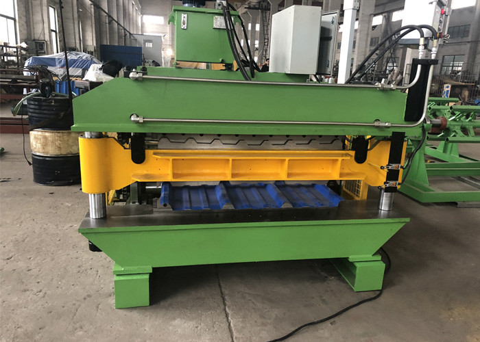 Trapezoidal IBR Roof Panel Roll Forming Machine 5.5KW Corrugated Double Layer Sheet