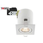 White Recessed Fire Rated Downlights GU10 Die Casting Alu 220V