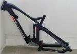 Disc Brake Full Suspension Ebike Frame , Aluminum Mountain Trail Bike Frame