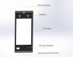 8 inch Face Recognition Body Temperature Measuring Terminal Thermal camera