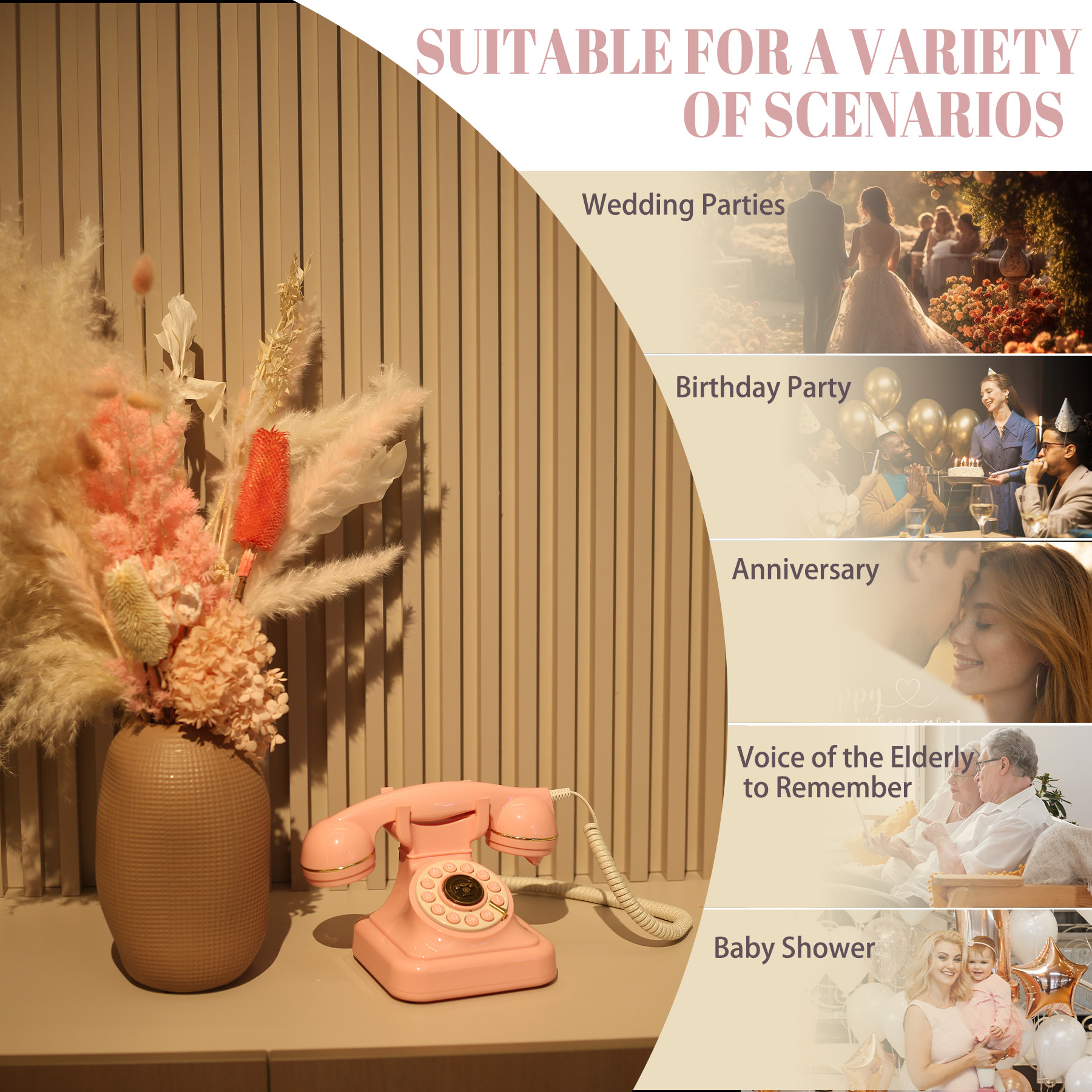 Special Occasions Voice Guest Book Wedding 32GB Rechargeable Recorded Message Guest Book
