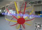 Colorful Strips Durable Inflatable Aqua Walking Water Ball For Entertainment