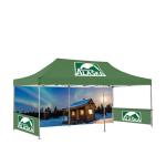 Hexagon Trade Show Pop Up Tents 4X8 Portable Folding Type Space Saving