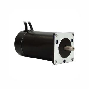 Quality Square flange 57mm Round body 24V 3000RPM 131W 0.42N.m Brushless DC Motor 3phase body length 115mm BLDC motor wholesale