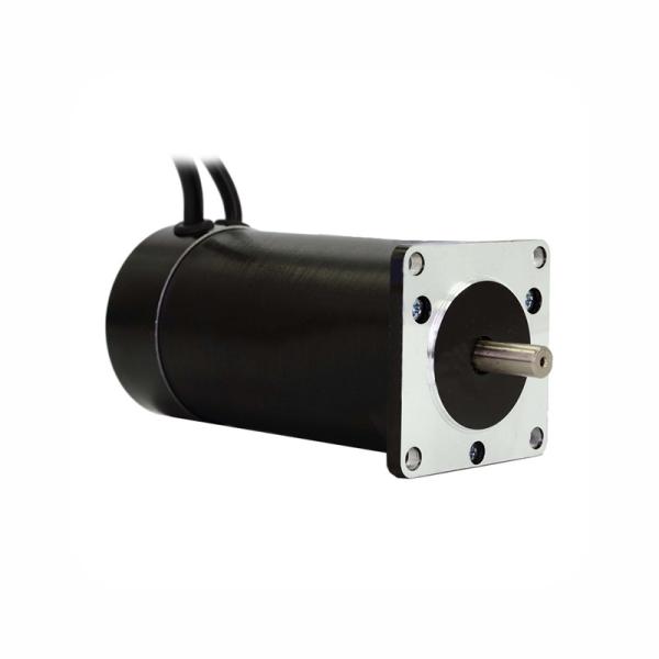 Square flange 57mm Round body 24V 3000RPM 131W 0.42N.m Brushless DC Motor 3phase