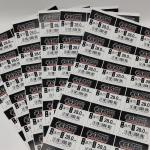 Rectangular Barcode Retail Store Labels BOPP Film CMYK Colors Grocery Store