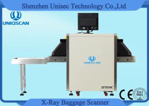 Quality Small Dual Energy X Ray Luggage Scanner 500*300mm Tunnel Baggage Scanner wholesale