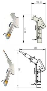 Quality 1000W 2000W Industrial Laser Cleaning Head Portable Multifunctional wholesale