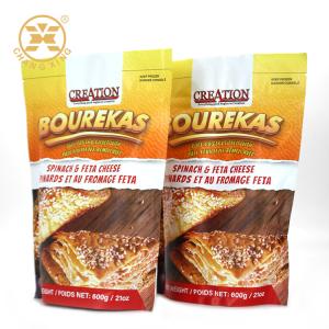 Quality Printed Crunch Snack Packaging Pouch Bag With Zipper Custom Food Packaging Bags wholesale