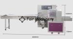 220VAC Bakery Biscuit Packing Machine , 3.2Kw 30Bag/min Blocks Packaging Machine