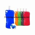 Water bag liquid pouch spout plastic drink bag foldable portable