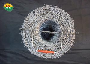 Quality 1.3kN High Tensile Barb Wire 30m/100m Diameter 1.57mm for Rural Fencing wholesale