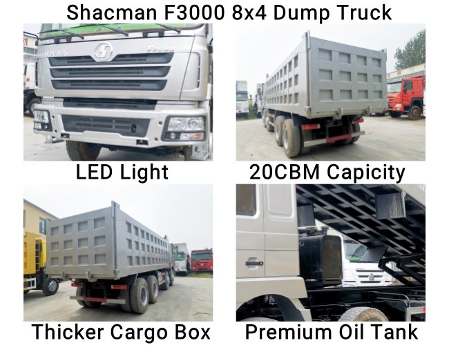 TITAN Shacman Truck F3000  F3000 Shacman 8x4 Dump Truck