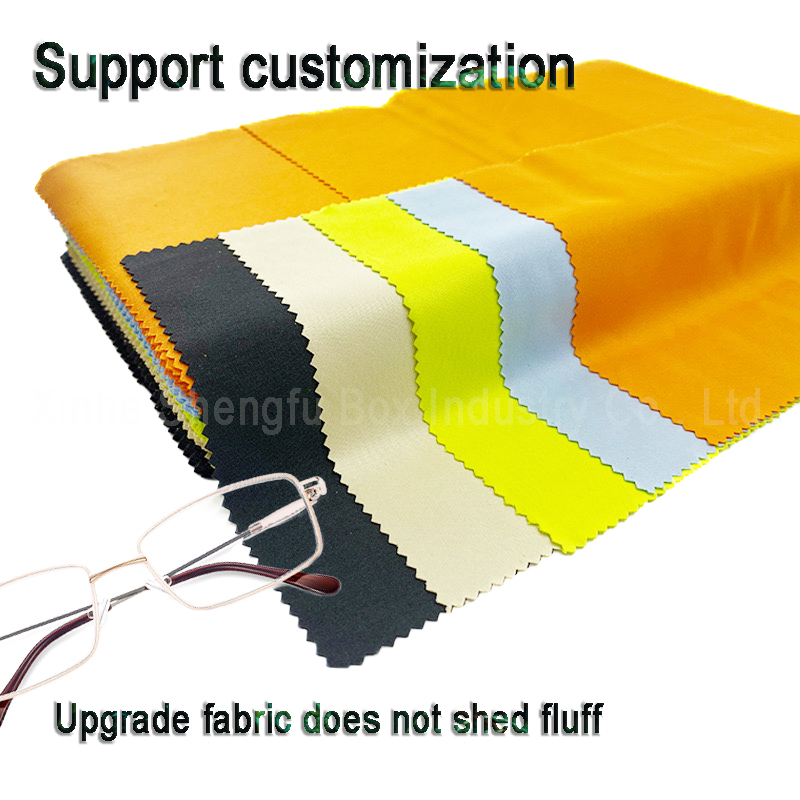 17.5*14.5cm Spectacle Cleaning Cloth Microfiber Lens Cloths Water Absorbent