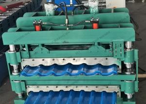 Quality 11.5t Roofing Sheet 50hz Double Layer Roll Forming Machine 380v Plc wholesale