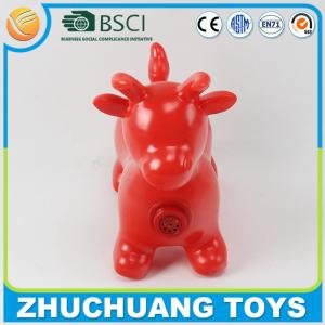 Quality kids play small plastic toy bulls with music wholesale