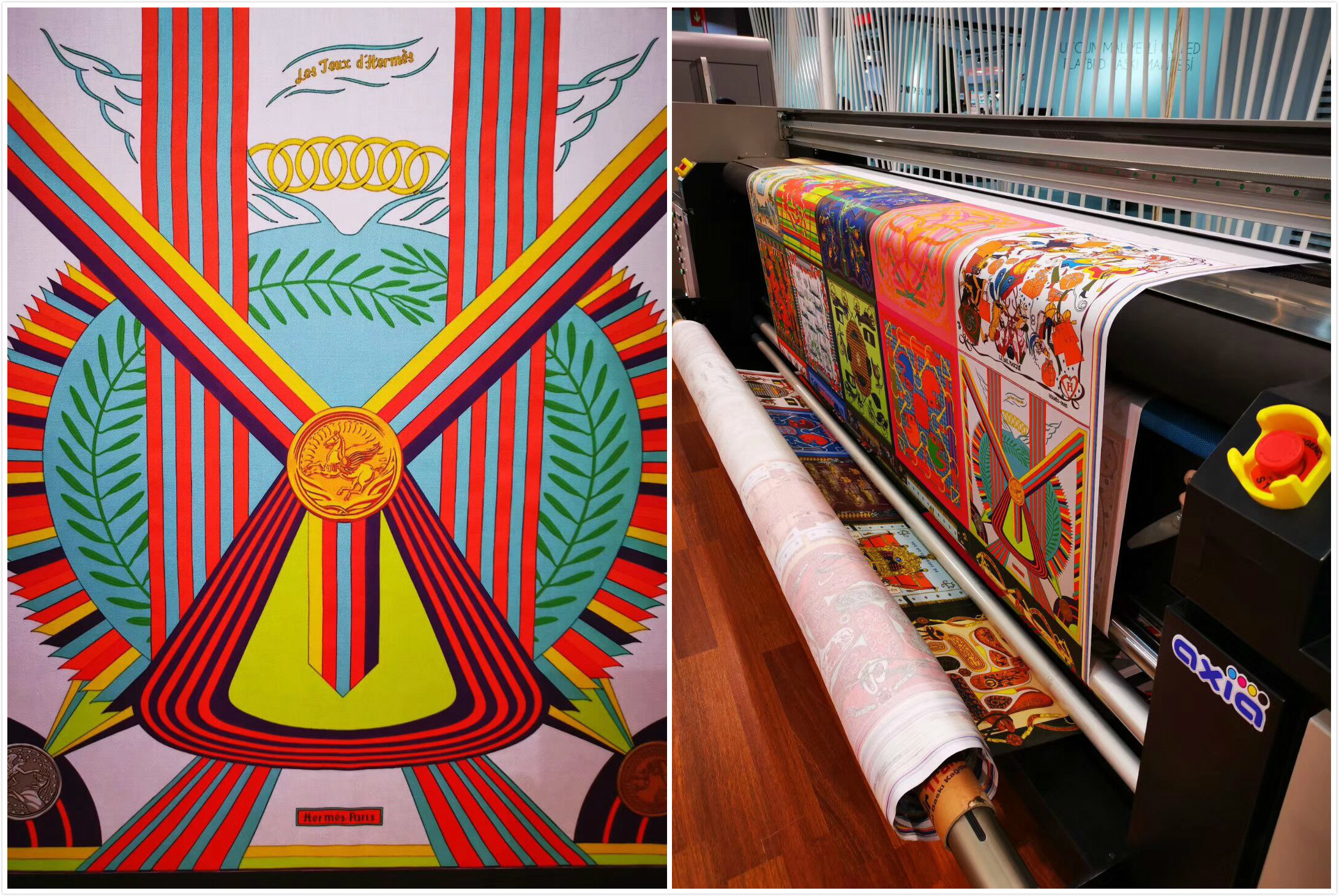 Roller Flags Direct To Fabric Printing Machine Automatic With 45m²/H Speed
