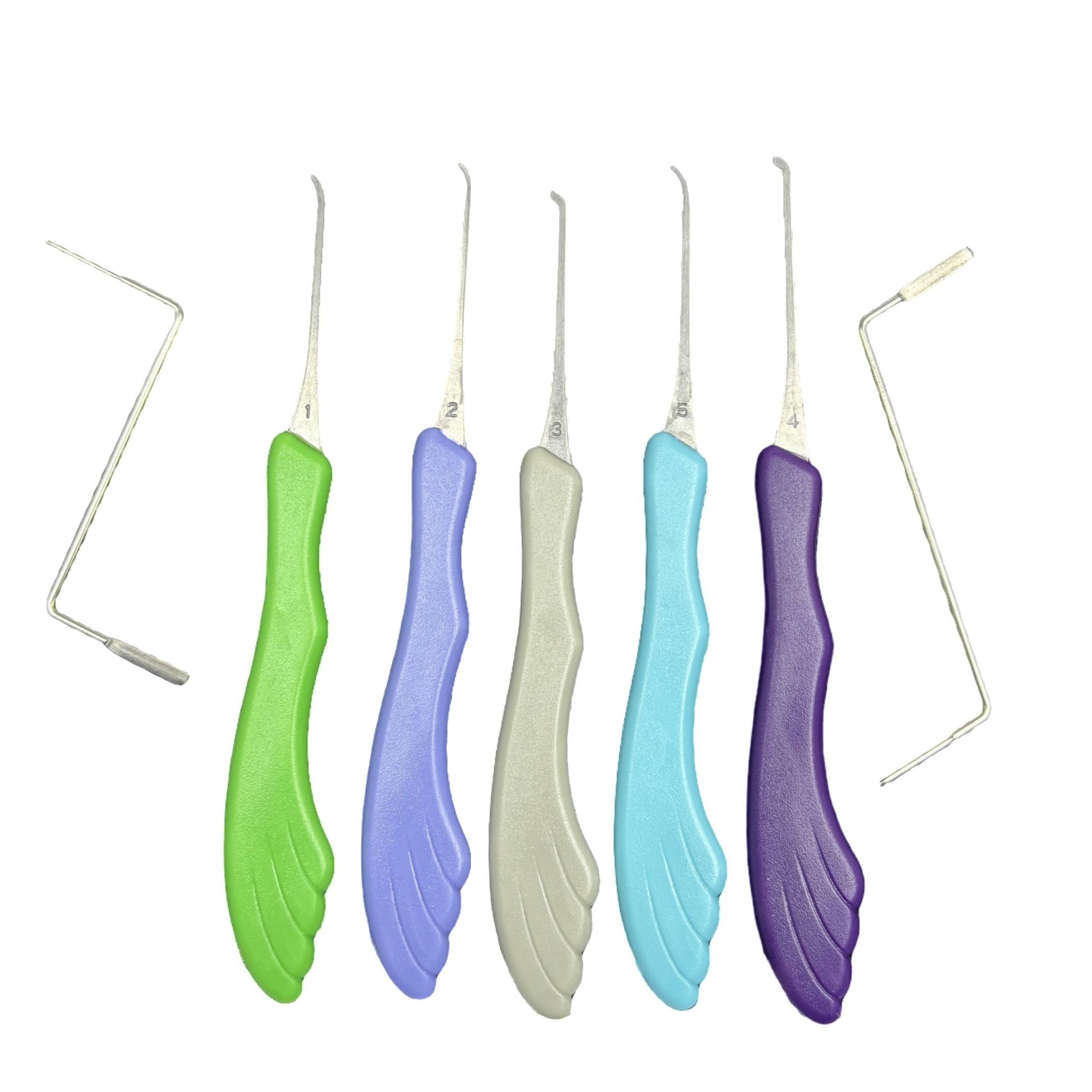 Mix Color Hook Lockpick 7pcs House Locksmith Tools For intermediate