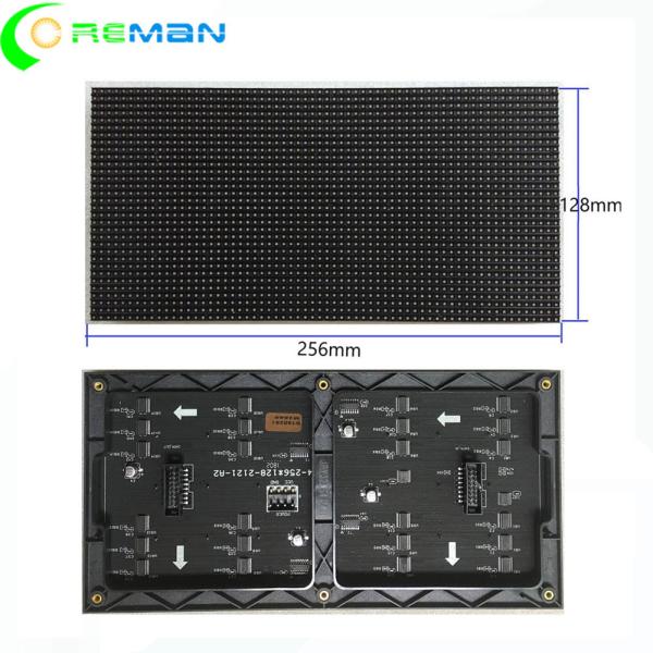 Cheap External Internal Smd LED Display Module , Black Led Hub75 LED Module Screen for sale