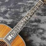 Custom 41-inch all-KOA wood ebony fingerboard, dreadnought, D45 Martin style,