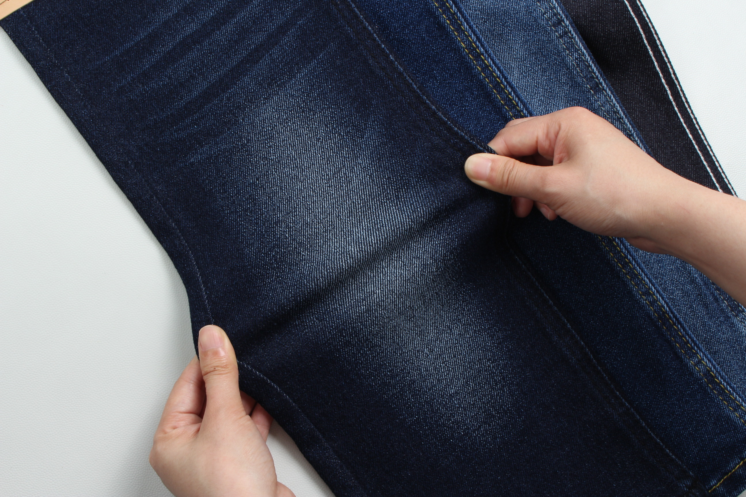 11.5 Once Cotton Polyester Spandex Comfort Stretch Denim Fabric For Jeans