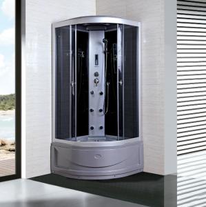 Quality Tempered Glass Hydro Shower Cubicle Sizes 90x90cm wholesale