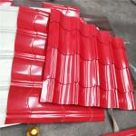 820mm red glazed roof tile building material used for prefabricated house