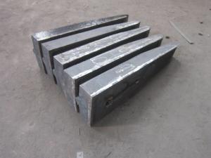 Quality High Abrasion Cr-Mo Alloy Steel Castings Caps Wear Resistance wholesale