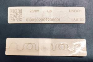 Quality Hybrid RFID UHF Fabric Laundry , RFID UHF Laundry Tag 200 Times Washing Cycles , RFID laundry tag , visable laundry wholesale