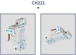 CH221DU Series Bussmann Modular Fuse Holder 22x58cm 1000VDC