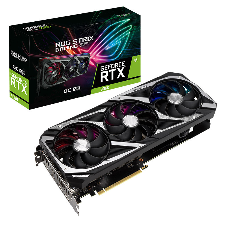 High hashrate gaming ASUS ROG-STRIX RTX3060 graphics card rtx 3060 video card in stock