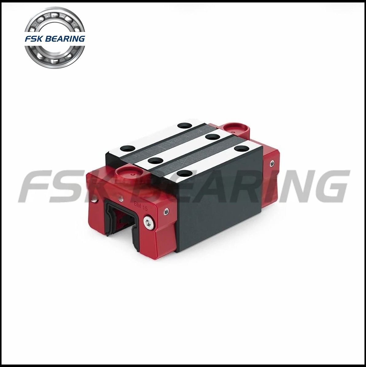 Light Preload BMW25-A-G1-V1 Linear Carriage Very Accurate BMW Series With Flange