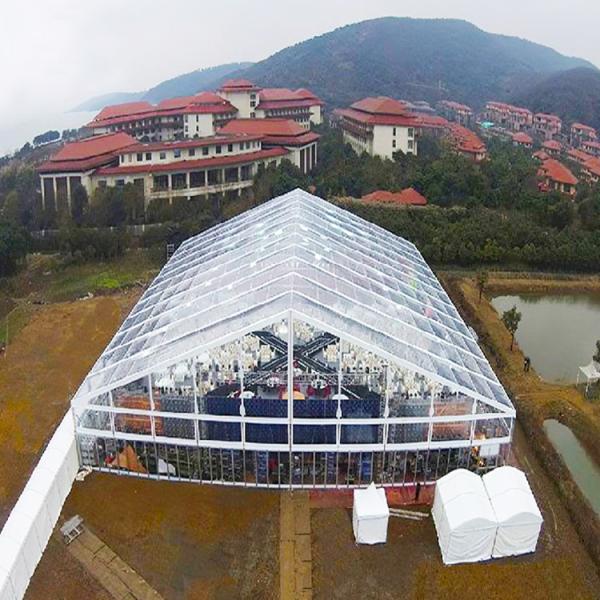 60m Wide Aluminum Alloy 300 Seater Tent 18x30 PVC Fabric Cover