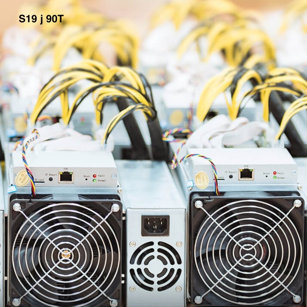 Bitcoin 90TH/S 3100W Bitmain Antminer S19j Miner SHA256 Algorithm