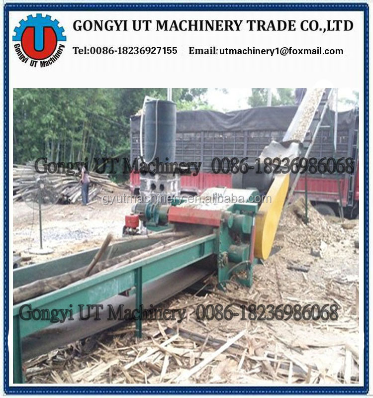 Forestry Machinery Mobile Wood Chipper Shredder Machine for Producing 3-5cm Wood Chips