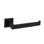 black Bath Accessories Toilet Brush Holder Stainless Steel Wall Mounted Paper