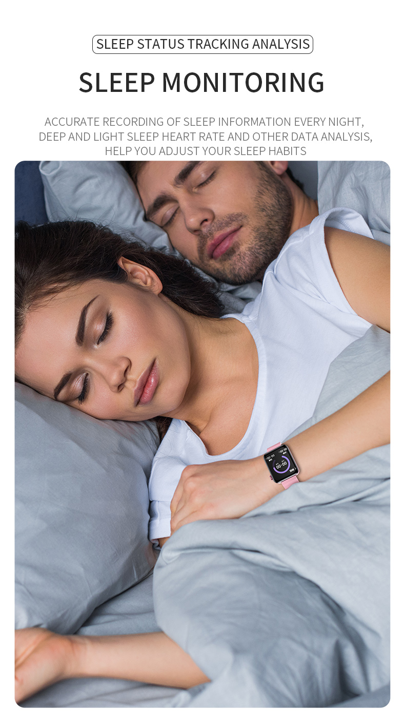 M5 Wristband Health Tracker 1.54" OLED Smartwatch With Body Thermometer Mascarilla Anti Mobile