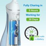 Dental Water Flosser OLED Display Rechargeable Colorful Dental Oral Care Oral