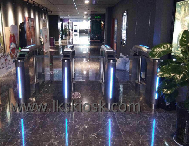 LKS Fast Entrance Solution Speed Gates Stainless Steel Material 1 Year Warranty