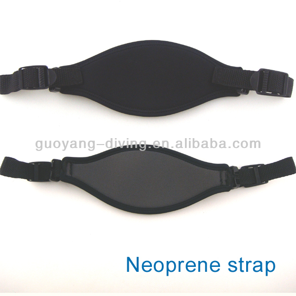 165mm Diving Scuba Face Mask Goggles For Adults Black Silicone PC Frame